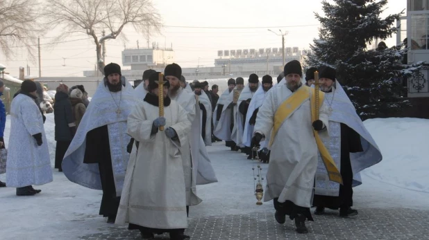 Крещение в Барнауле, 19 января 2016 год.