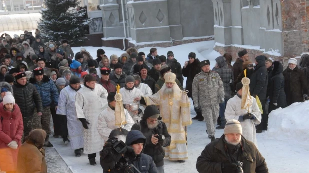 Крещение в Барнауле, 19 января 2016 год.