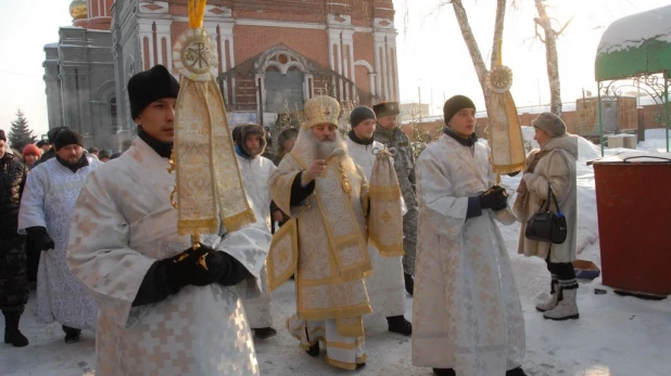 Крещение в Барнауле, 19 января 2016 год.