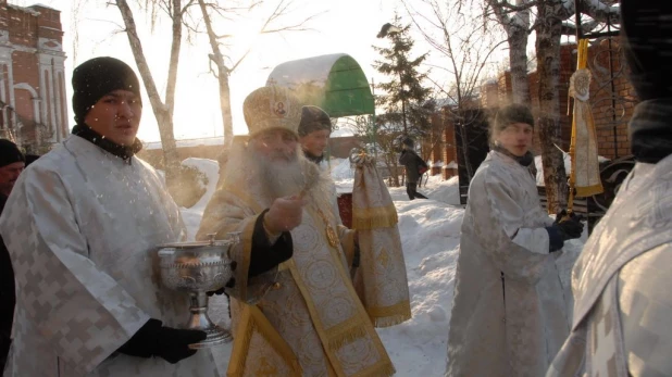 Крещение в Барнауле, 19 января 2016 год.