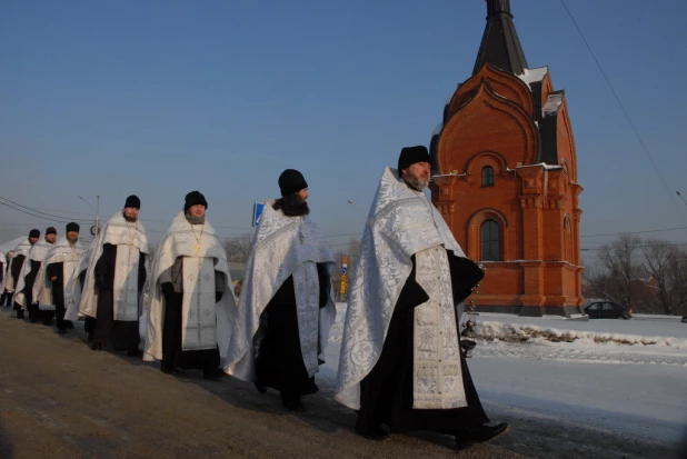 Крещение в Барнауле, 19 января 2016 год.