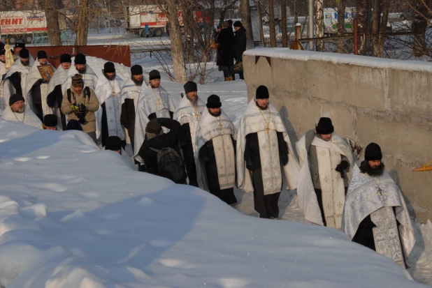 Крещение в Барнауле, 19 января 2016 год.