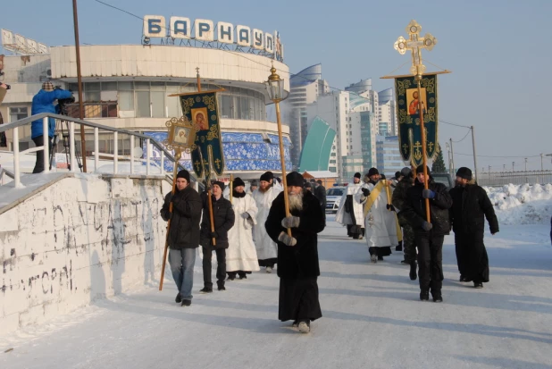 Крещение в Барнауле, 19 января 2016 год.