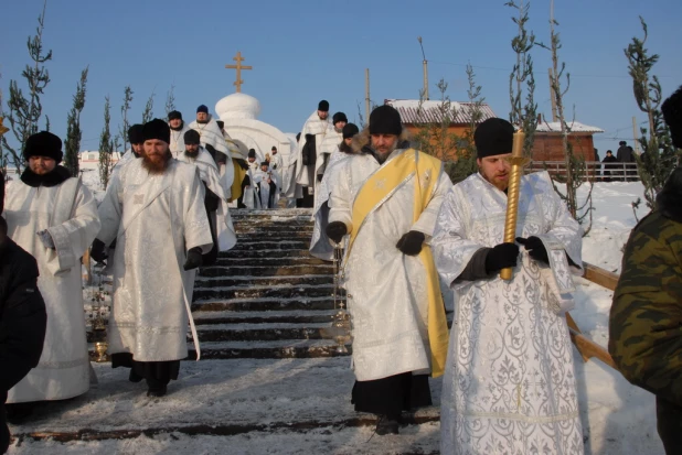 Крещение в Барнауле, 19 января 2016 год.