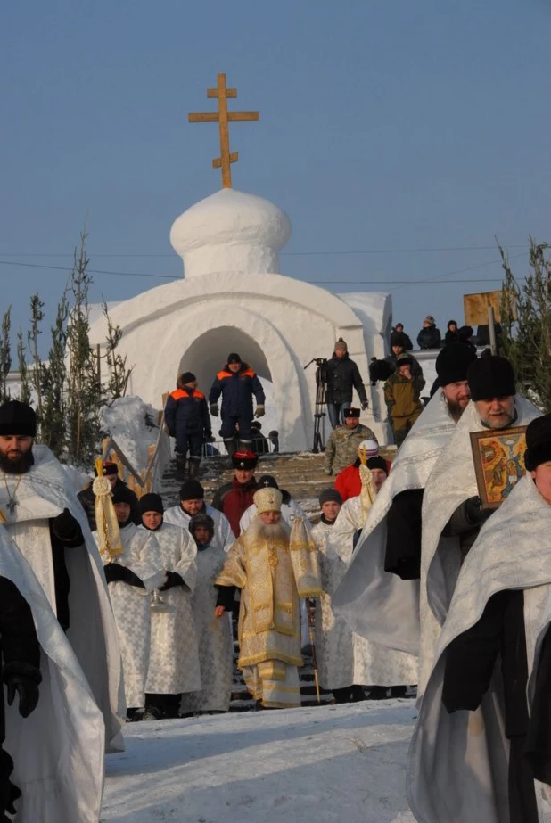 Крещение в Барнауле, 19 января 2016 год.