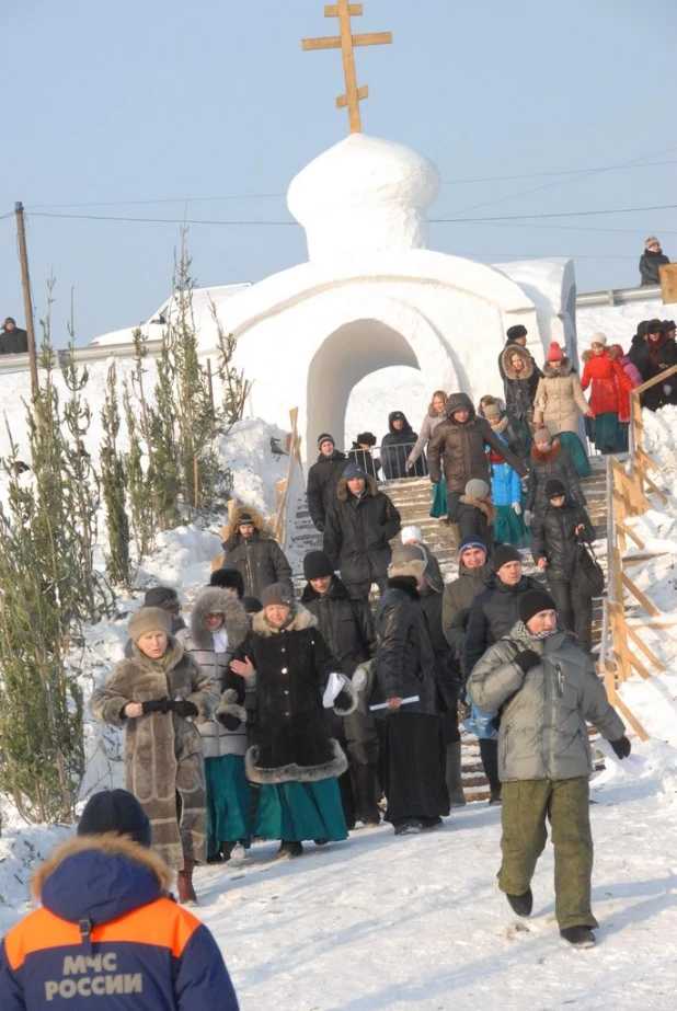 Крещение в Барнауле, 19 января 2016 год.