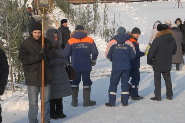 Крещение в Барнауле, 19 января 2016 год.