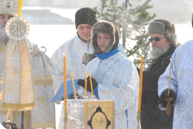 Крещение в Барнауле, 19 января 2016 год.