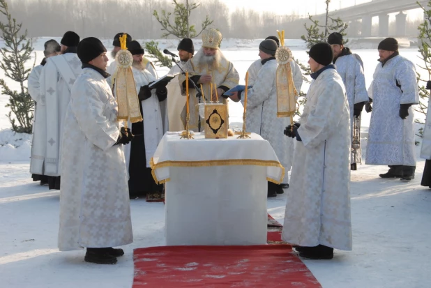 Крещение в Барнауле, 19 января 2016 год.