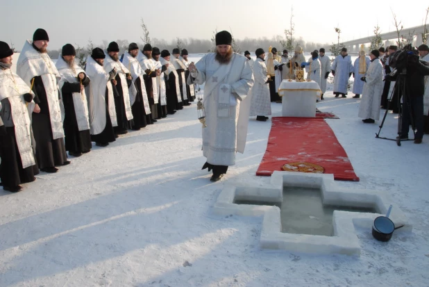 Крещение в Барнауле, 19 января 2016 год.