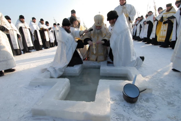 Крещение в Барнауле, 19 января 2016 год.