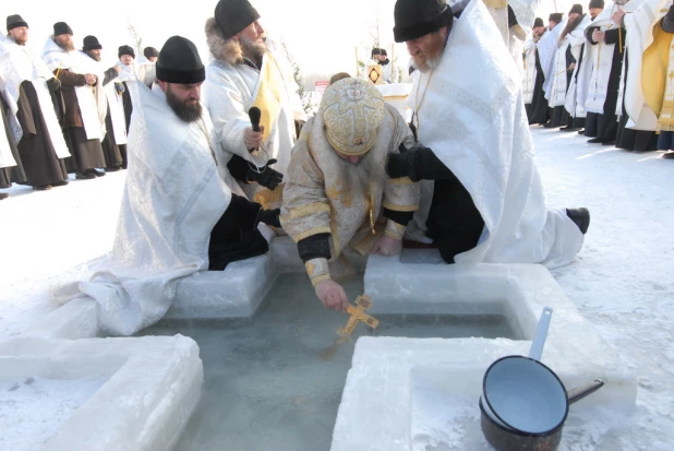 Крещение в Барнауле, 19 января 2016 год.