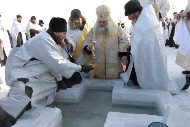 Крещение в Барнауле, 19 января 2016 год.