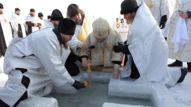 Крещение в Барнауле, 19 января 2016 год.