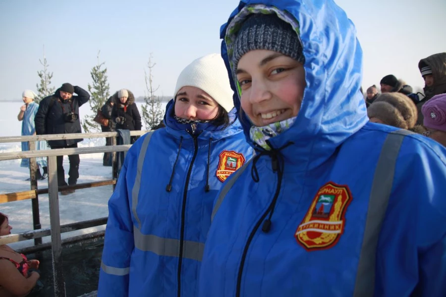 Праздник Крещения в Барнауле. 19 января 2016 года.