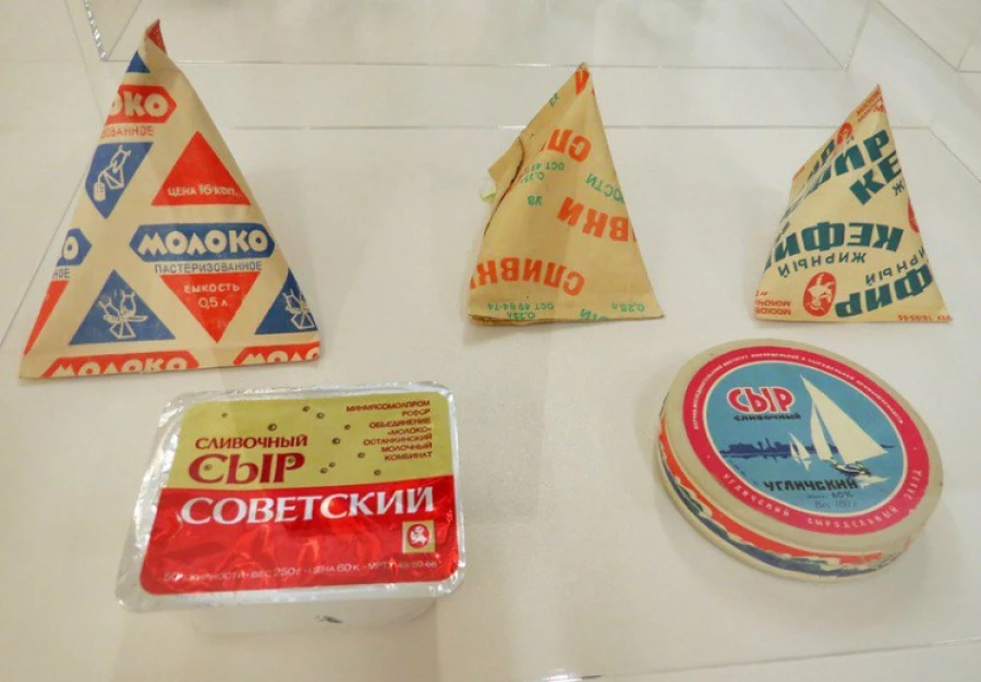 Советские молоко, сыр, кефир, варенец.