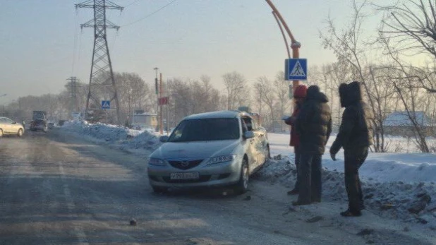 ДТП в районе шоссе Ленточный Бор.