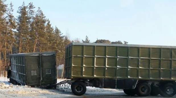 ДТП в районе шоссе Ленточный Бор.