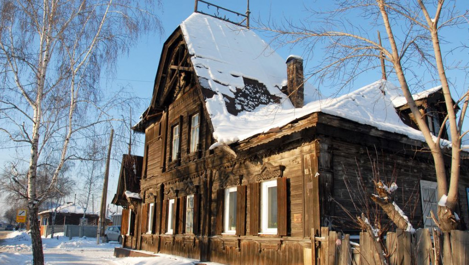 Дом Лесневского в Барнауле.