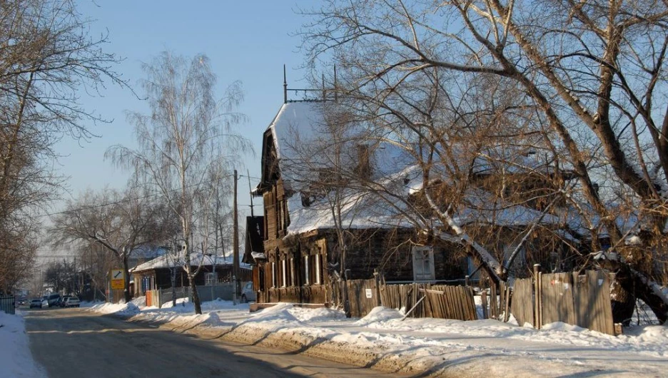 Дом Лесневского в Барнауле.