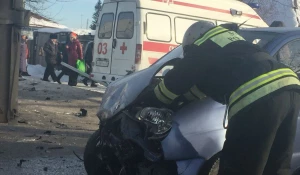 ДТП на пересечении ул. Матросова и ул. Антона Петрова.