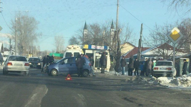 ДТП на пересечении ул. Матросова и ул. Антона Петрова.