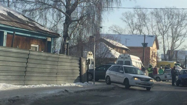 ДТП на пересечении ул. Матросова и ул. Антона Петрова.