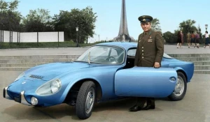 Юрий Гагарин и его Matra Bonnet Jet VS, 1965 год, Москва.