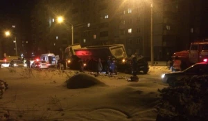 Авария недалеко от пересечения улиц Советской Армии и Северо-Западной.