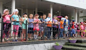 Детский заезд в санаторий-профилакторий.