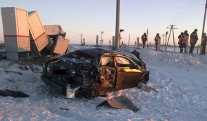 ДТП на ж/д переезде.