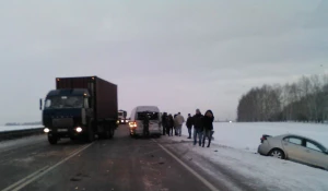 ДТП на трассе под Барнаулом.