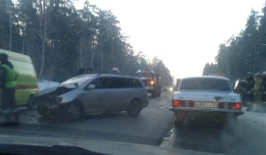 ДТП на шоссе Ленточный Бор.