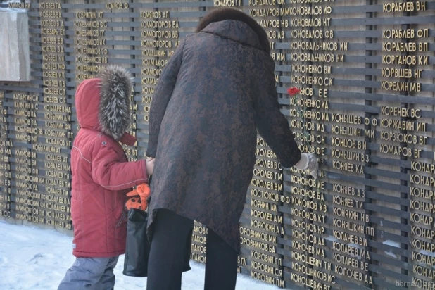 Возложение цветов 23 февраля, 2015 года.