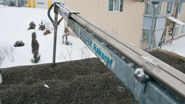 На заводе "АгроСиб-Раздолье".