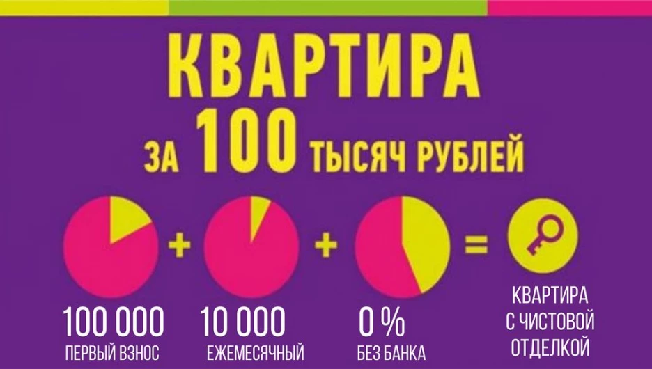 "Демидов Парк", объявил беспрецедентную акцию "Квартира за 100 000 рублей".