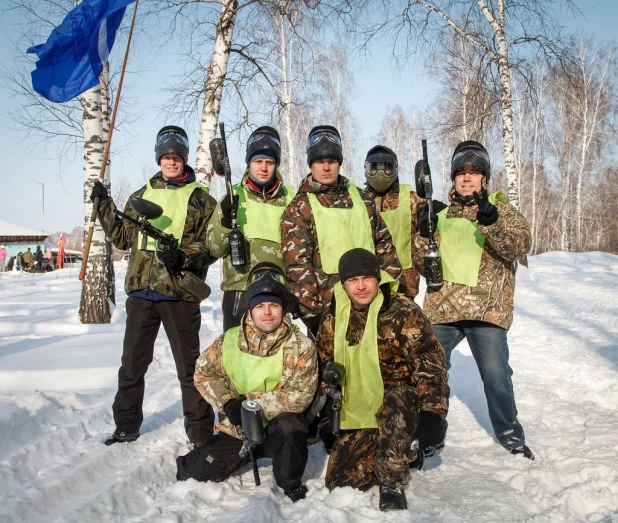 Первенство "Алтай-Кокса" по пейнтболу.