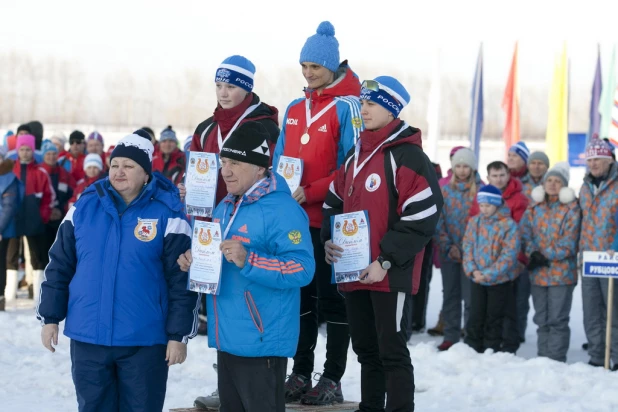 Открытие XXXI зимней олимпиады сельских спортсменов Алтая. 26 февраля 2016 года.