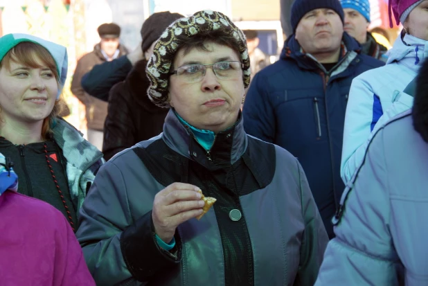 В Новотырышкино отпраздновали "Сибирскую масленицу".