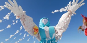 На "Сибирской масленице" выбрали лучшее чучело.