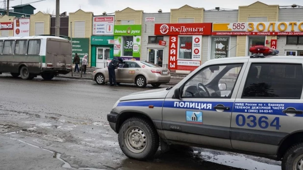 Рейд ГИББД против нелегальных такси в Барнауле