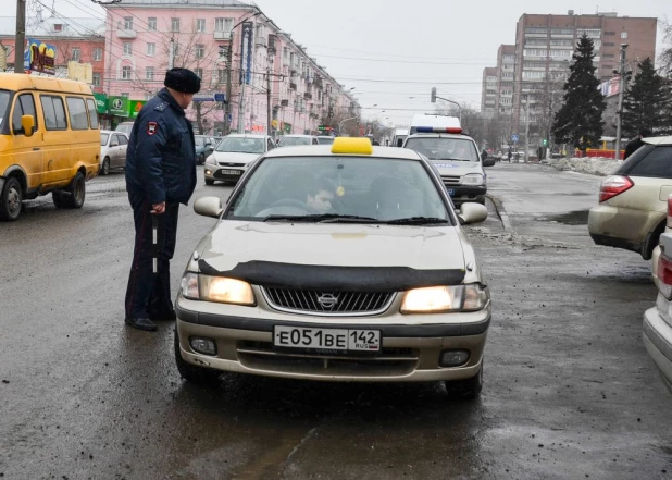 Рейд ГИББД против нелегальных такси в Барнауле