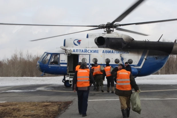 На Алтае провели тренировочные подрывы льда.