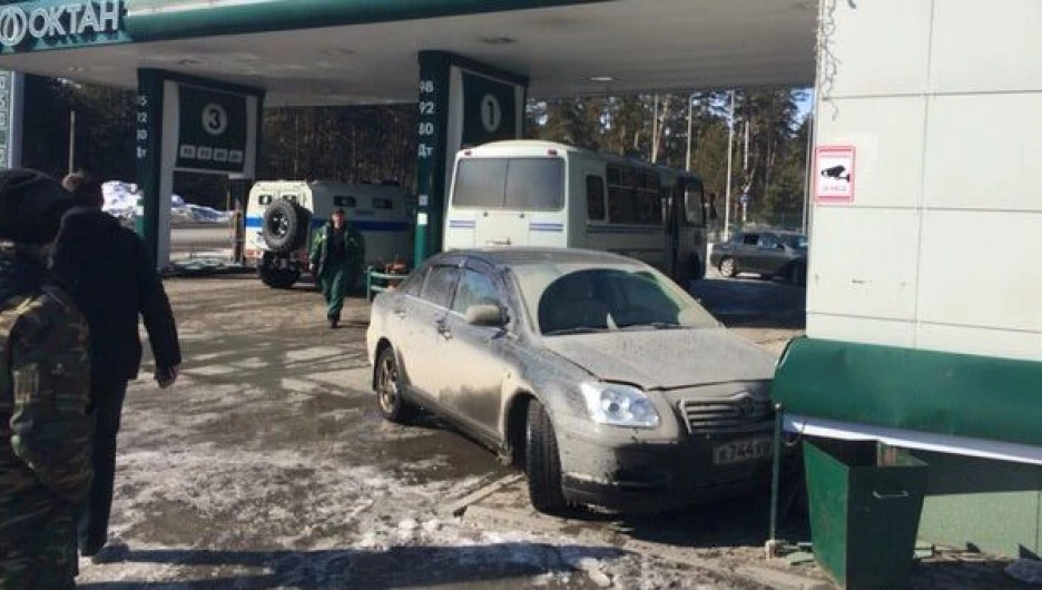 ДТП на АЗС "Октан".