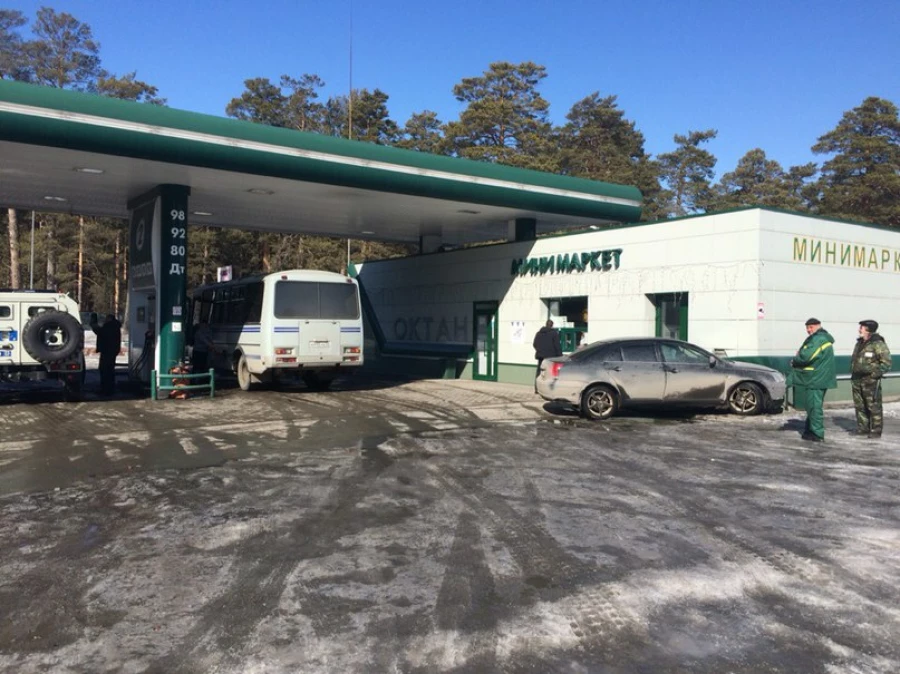 ДТП на АЗС "Октан".