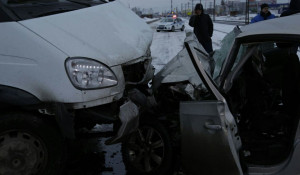 Авария в Барнауле 17 марта.