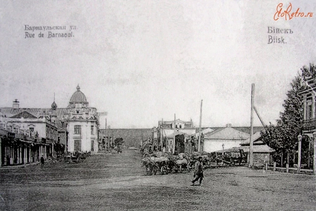 Бийск, 1910. Барнаульская улица.