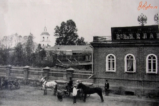 Бийск, 1900-1917. Биржа извозчиков.