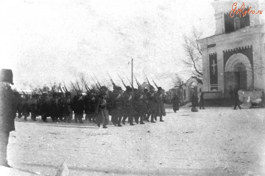 Бийск, 1914 год. Бийчане уходят на фронт Первой мировой .