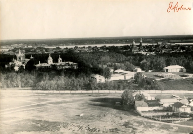 Бийск, 1905-1917. Вид с горы.